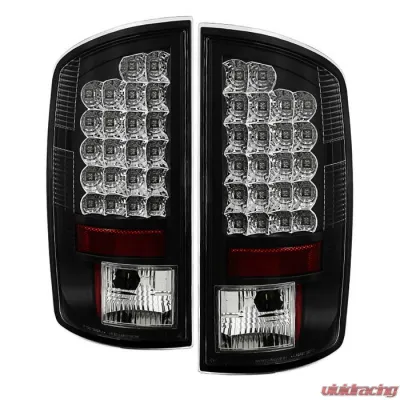 Spyder Auto LED Black Tail Lights for Dodge Ram 1500 2500 3500 2002-2006 - ALT-YD-DRAM02-LED-BK