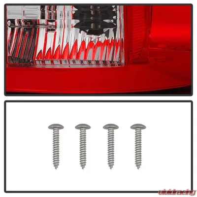 Spyder Auto LED Red/Clear Tail Lights for Dodge Ram 1500 2500 3500 2002-2006 - ALT-YD-DRAM02-LED-RC