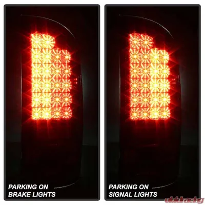 Spyder Auto LED Red/Clear Tail Lights for Dodge Ram 1500 2500 3500 2002-2006 - ALT-YD-DRAM02-LED-RC