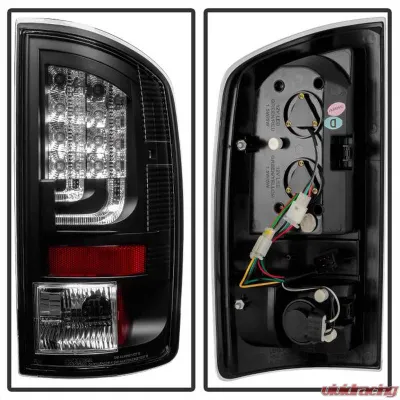 Spyder Auto Black LED Version 2 Taillights for Dodge Ram 2500 | 3500 2003-2006 - ALT-YD-DRAM02V2-LED-BK