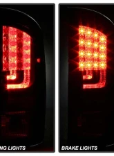 Spyder Auto Black LED Version 2 Taillights for Dodge Ram 2500 | 3500 2003-2006                                     - ALT-YD-DRAM02V2-LED-BK - Image 6
