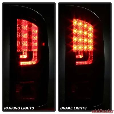 Spyder Auto Black LED Version 2 Taillights for Dodge Ram 2500 | 3500 2003-2006 - ALT-YD-DRAM02V2-LED-BK