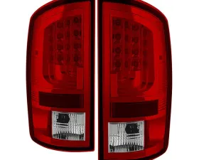 Spyder Auto Red Clear LED Taillights for Dodge Ram 2500 | 3500 2003-2006