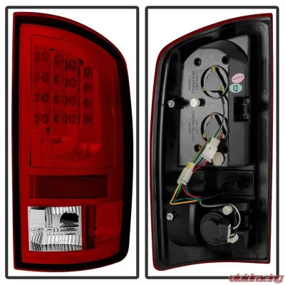 Spyder Auto Red Clear LED Taillights for Dodge Ram 2500 | 3500 2003-2006 - ALT-YD-DRAM02V2-LED-RC