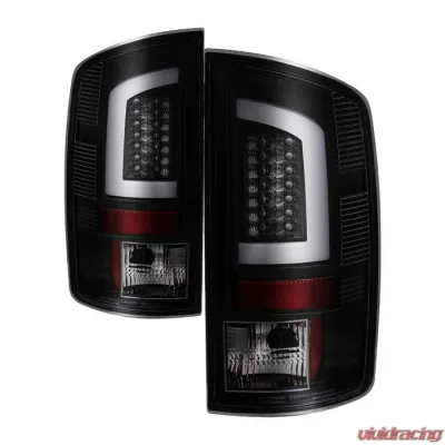 Spyder Auto Version 3 LED Tail Light Black Smoke for Dodge Ram 1500 | 2500 | 3500 2002-2006 - ALT-YD-DRAM02V3-LBLED-BSM