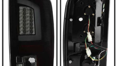 Spyder Auto Version 3 LED Tail Light Black Smoke for Dodge Ram 1500 | 2500 | 3500 2002-2006                                     - ALT-YD-DRAM02V3-LBLED-BSM - Image 2