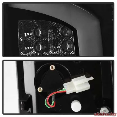 Spyder Auto Version 3 LED Tail Light Black Smoke for Dodge Ram 1500 | 2500 | 3500 2002-2006 - ALT-YD-DRAM02V3-LBLED-BSM
