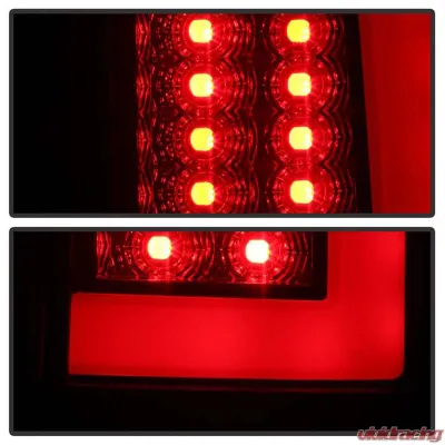 Spyder Auto Version 3 LED Tail Light Black Smoke for Dodge Ram 1500 | 2500 | 3500 2002-2006 - ALT-YD-DRAM02V3-LBLED-BSM