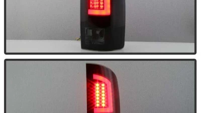 Spyder Auto Version 3 LED Tail Light Black Smoke for Dodge Ram 1500 | 2500 | 3500 2002-2006                                     - ALT-YD-DRAM02V3-LBLED-BSM - Image 8