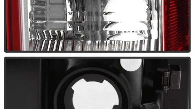 Spyder Auto Version 3 LED Tail Light Light Bar Red Clear for Dodge Ram 1500 2500 3500 2002-2006                                     - ALT-YD-DRAM02V3-LBLED-RC - Image 4