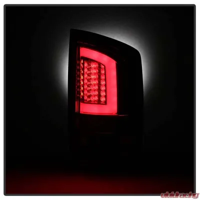 Spyder Auto Version 3 LED Tail Light Light Bar Red Clear for Dodge Ram 1500 2500 3500 2002-2006 - ALT-YD-DRAM02V3-LBLED-RC
