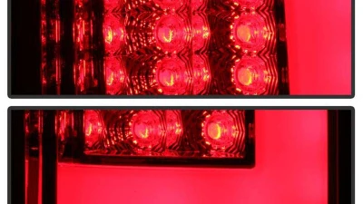 Spyder Auto Version 3 LED Tail Light Light Bar Red Clear for Dodge Ram 1500 2500 3500 2002-2006                                     - ALT-YD-DRAM02V3-LBLED-RC - Image 7