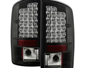 Spyder Auto LED Black Tail Lights for Dodge Ram 1500 2500 3500 2007-2008