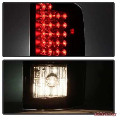 Spyder Auto LED Black Tail Lights for Dodge Ram 1500 2500 3500 2007-2008 - ALT-YD-DRAM06-LED-BK