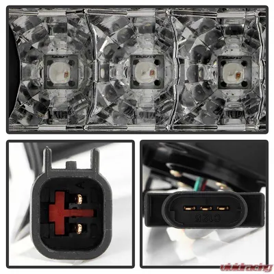 Spyder Auto LED Black Tail Lights for Dodge Ram 1500 2500 3500 2007-2008 - ALT-YD-DRAM06-LED-BK
