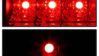 Spyder Auto LED Black Tail Lights for Dodge Ram 1500 2500 3500 2007-2008                                     - ALT-YD-DRAM06-LED-BK - Image 7