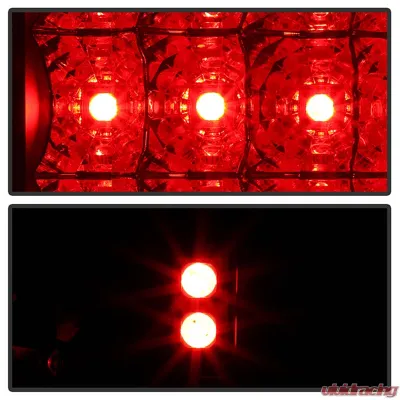 Spyder Auto LED Black Tail Lights for Dodge Ram 1500 2500 3500 2007-2008 - ALT-YD-DRAM06-LED-BK