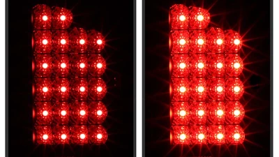 Spyder Auto LED Black Tail Lights for Dodge Ram 1500 2500 3500 2007-2008                                     - ALT-YD-DRAM06-LED-BK - Image 9