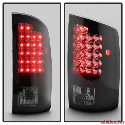 Spyder Auto Black Smoke LED Taillights for Dodge Ram 2500 | 3500 2007-2009 - ALT-YD-DRAM06-LED-BSM