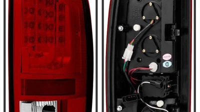 Spyder Auto Red Clear LED Version 2 Taillights for Dodge Ram 2500 | 3500 2007-2009                                     - ALT-YD-DRAM06V2-LED-RC - Image 2