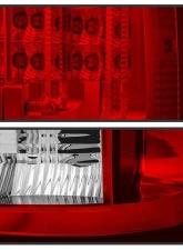 Spyder Auto Red Clear LED Taillights for Dodge Ram 2500 | 3500 2007-2009                                     - ALT-YD-DRAM06V2-LED-RC - Image 3