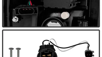 Spyder Auto Red Clear LED Version 2 Taillights for Dodge Ram 2500 | 3500 2007-2009                                     - ALT-YD-DRAM06V2-LED-RC - Image 4