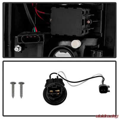 Spyder Auto Red Clear LED Taillights for Dodge Ram 2500 | 3500 2007-2009 - ALT-YD-DRAM06V2-LED-RC