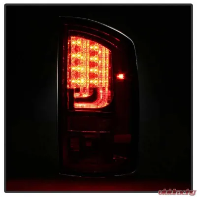 Spyder Auto Red Clear LED Taillights for Dodge Ram 2500 | 3500 2007-2009 - ALT-YD-DRAM06V2-LED-RC