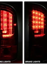 Spyder Auto Red Clear LED Taillights for Dodge Ram 2500 | 3500 2007-2009                                     - ALT-YD-DRAM06V2-LED-RC - Image 6