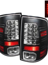 Spyder Auto LED Black Tail Lights for Dodge Ram 1500 2009-2010, Durable Design                                     - ALT-YD-DRAM09-LED-BK - Image 9