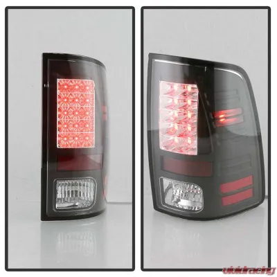 Spyder Auto LED Black Tail Lights for Dodge Ram 1500 2009-2010, Durable Design - ALT-YD-DRAM09-LED-BK