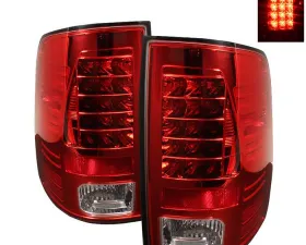 Spyder Auto LED Tail Lights Red/Clear for Dodge Ram 1500 2009-2010, Custom Fit