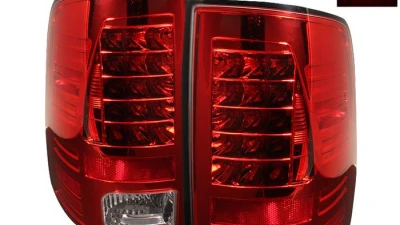 Spyder Auto LED Tail Lights Red/Clear for Dodge Ram 1500 2009-2010, Custom Fit                                     - ALT-YD-DRAM09-LED-RC - Image 9