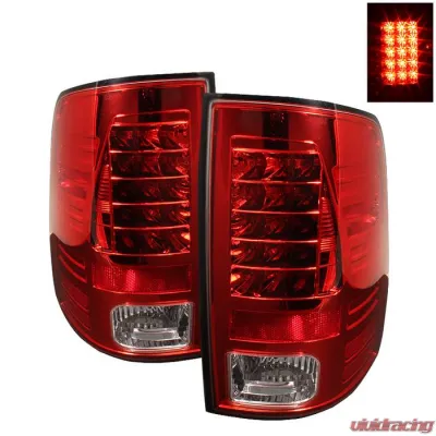 Spyder Auto LED Tail Lights Red/Clear for Dodge Ram 1500 2009-2010, Custom Fit - ALT-YD-DRAM09-LED-RC