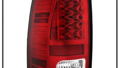 Spyder Auto LED Tail Lights Red/Clear for Dodge Ram 1500 2009-2010, Custom Fit                                     - ALT-YD-DRAM09-LED-RC - Image 2