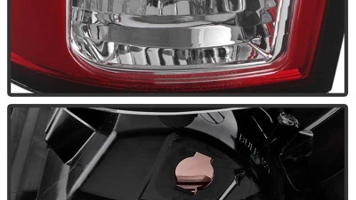Spyder Auto LED Tail Lights Red/Clear for Dodge Ram 1500 2009-2010, Custom Fit                                     - ALT-YD-DRAM09-LED-RC - Image 5