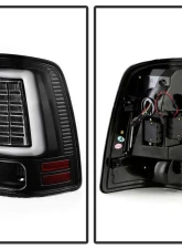 Spyder Auto LED Tail Lights All Black for Dodge Ram 1500/2500/3500 2009-2018                                     - ALT-YD-DRAM09V2-LED-BKV2 - Image 2