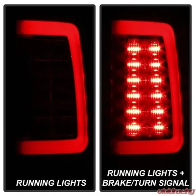 Spyder Auto LED Tail Lights Black Smoke for Ram 1500 2500 3500 2009-2017 - ALT-YD-DRAM09V2-LED-BSM