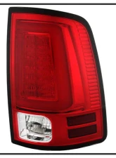 Spyder Auto LED Tail Lights Red Clear for Ram 1500 | 2500 | 3500 2009-2017                                     - ALT-YD-DRAM09V2-LED-RC - Image 2
