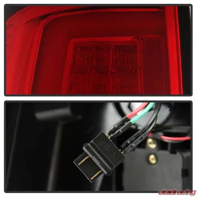 Spyder Auto LED Tail Lights Red Clear for Ram 1500 | 2500 | 3500 2009-2017 - ALT-YD-DRAM09V2-LED-RC
