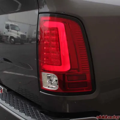 Spyder Auto LED Tail Lights Red Clear for Ram 1500 | 2500 | 3500 2009-2017 - ALT-YD-DRAM09V2-LED-RC