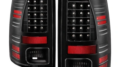 Spyder Auto LED Tail Lights All Black for Dodge Ram 1500/2500/3500 2013-2018                                     - ALT-YD-DRAM13-LED-BKV2 - Image 9