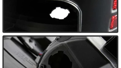 Spyder Auto LED Tail Lights All Black for Dodge Ram 1500/2500/3500 2013-2018                                     - ALT-YD-DRAM13-LED-BKV2 - Image 4