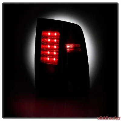 Spyder Auto LED Tail Lights All Black for Dodge Ram 1500/2500/3500 2013-2018 - ALT-YD-DRAM13-LED-BKV2