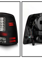 Spyder Auto Black LED Taillights for Dodge Ram 2500 | 3500 2013-2014                                     - ALT-YD-DRAM13-LED-BK - Image 2