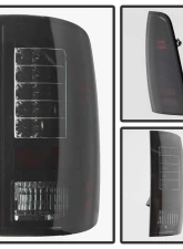 Spyder Auto Black Smoke LED Taillights for Dodge Ram 2500 | 3500 2013-2014                                     - ALT-YD-DRAM13-LED-BSM - Image 2