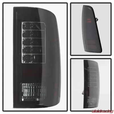 Spyder Auto Black Smoke LED Taillights for Dodge Ram 2500 | 3500 2013-2014 - ALT-YD-DRAM13-LED-BSM