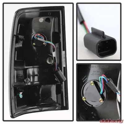 Spyder Auto Black Smoke LED Taillights for Dodge Ram 2500 | 3500 2013-2014 - ALT-YD-DRAM13-LED-BSM