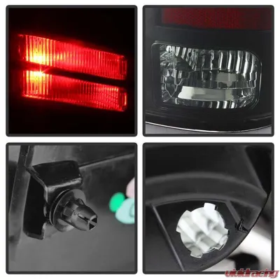 Spyder Auto Black Smoke LED Taillights for Dodge Ram 2500 | 3500 2013-2014 - ALT-YD-DRAM13-LED-BSM