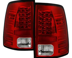 Spyder Auto Red Clear LED Taillights for 2013-2014 Dodge Ram 2500 | 3500